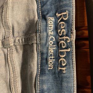 Resfeber Stretch Capri Jeans Sz 14 26” Inseam